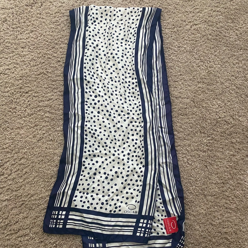 Vintage Oscar de la Renta Silk Scarf